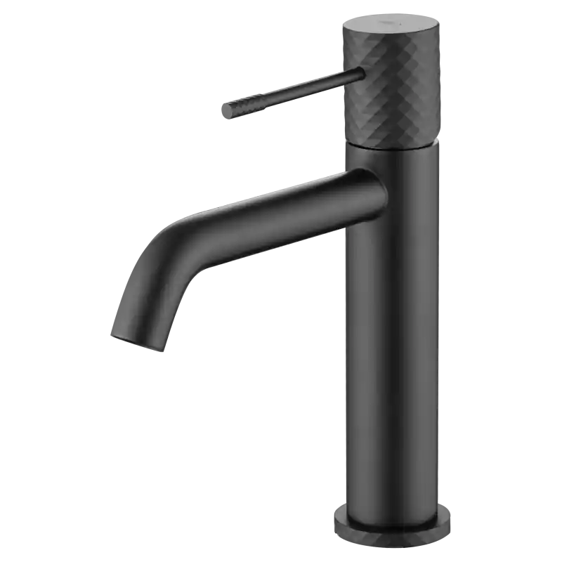 Nieuw GENOVA MISCELATORE LAVABO SENZA SCARICO NERO OPACO