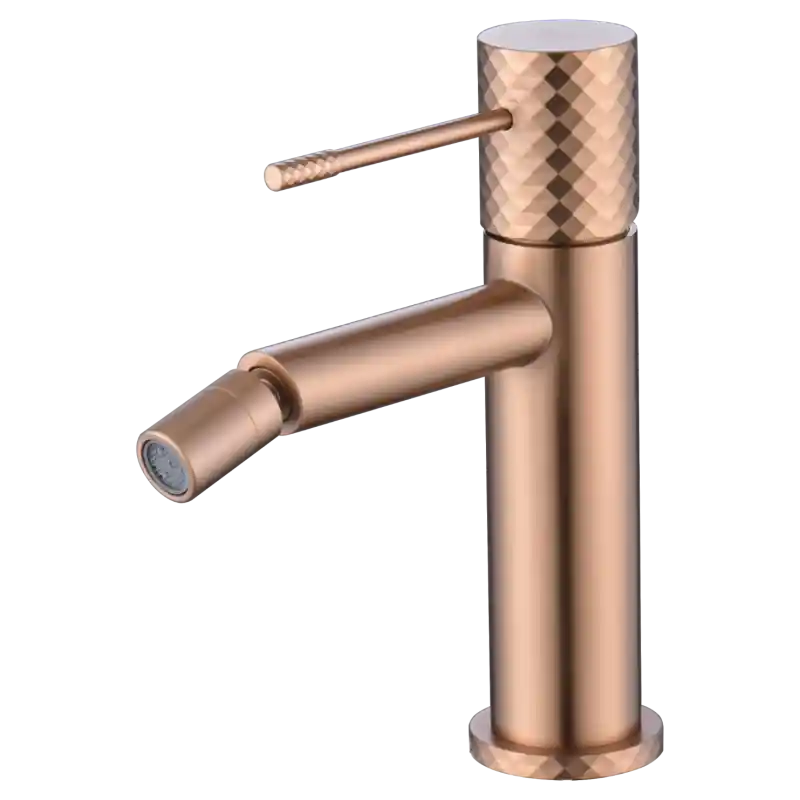 Laatste Versie GENOVA MISCELATORE BIDET SENZA SCARICO ORO ROSA SPAZZOLATO