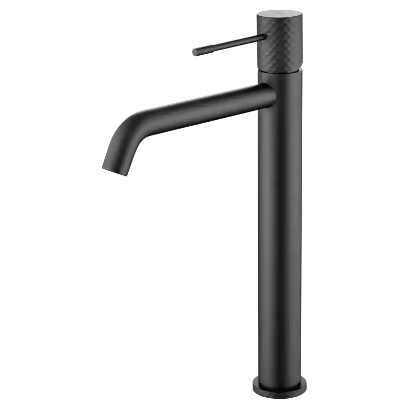 Betrouwbaar GENOVA MISCELATORE LAVABO ALTO SENZA SCARICO NERO MATT