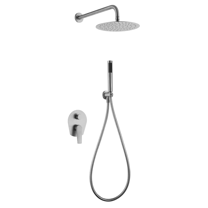 DELOS KIT DOCCIA MONOCOMANDO DA INCASSO CON DEVIATORE E DOCCETTA IN ACCIAIO INOX. S.316 Goedkoop