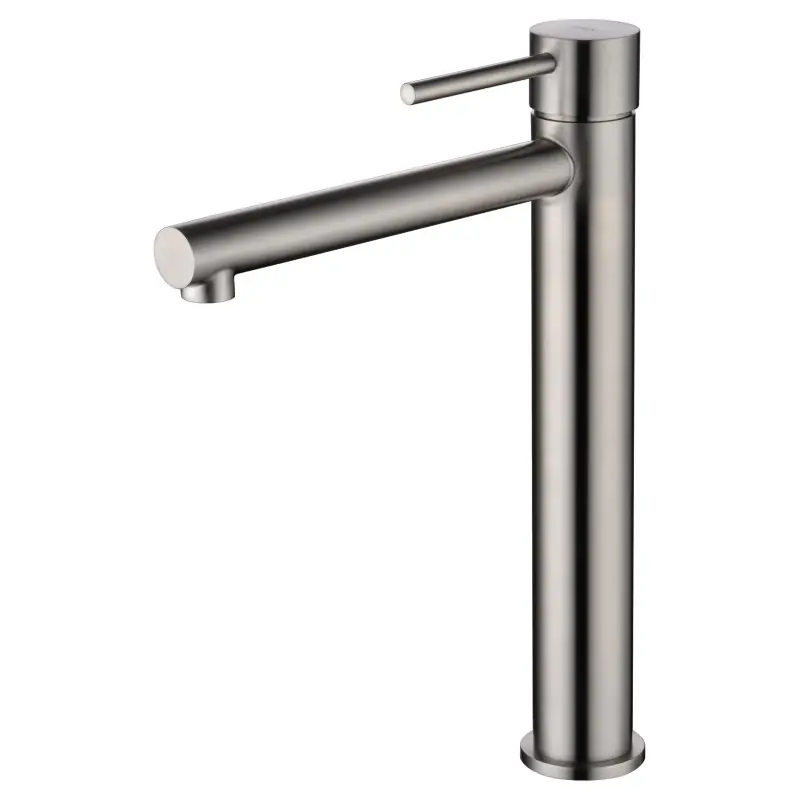 Koop Online MOSCU MISCELATORE LAVABO ALTO MONOCOMANDO ACCIAIO INOX S.316 SENZA SCARICO