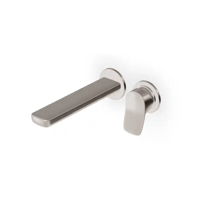 BRIM MISCELATORE LAVABO DA INCASSO 180MM NICKEL SPAZZOLATO Bestel Nu