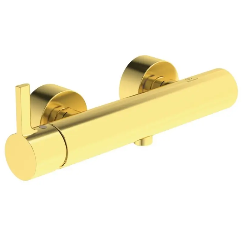 JOY DOCCIA MISCELATORE MONOCOMANDO ESTERNO BRUSHED GOLD Gecertificeerd