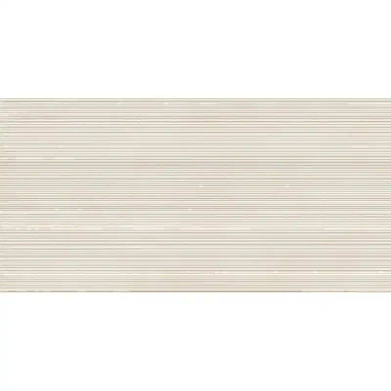 Nuances Bianco Ribbed Sq. 120x60 Must-Have