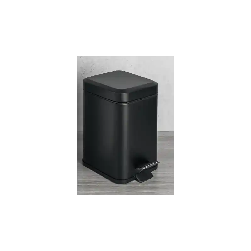 Gratis Retour CONTRACT POUBELLE IN ACCIAIO INOX NERO OPACO