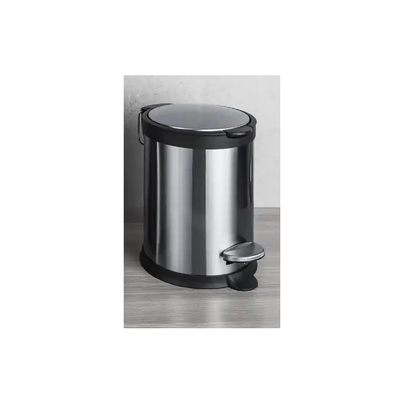 Direct Beschikbaar CONTRACT POUBELLE TONDA IN ACCIAIO INOX SATINATO