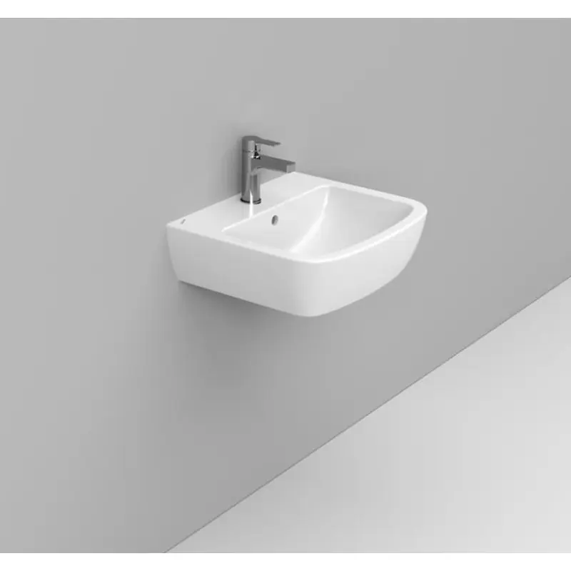 Hoge Kwaliteit GEMMA 2 LAVABO A PARETE 50X44 BIANCO