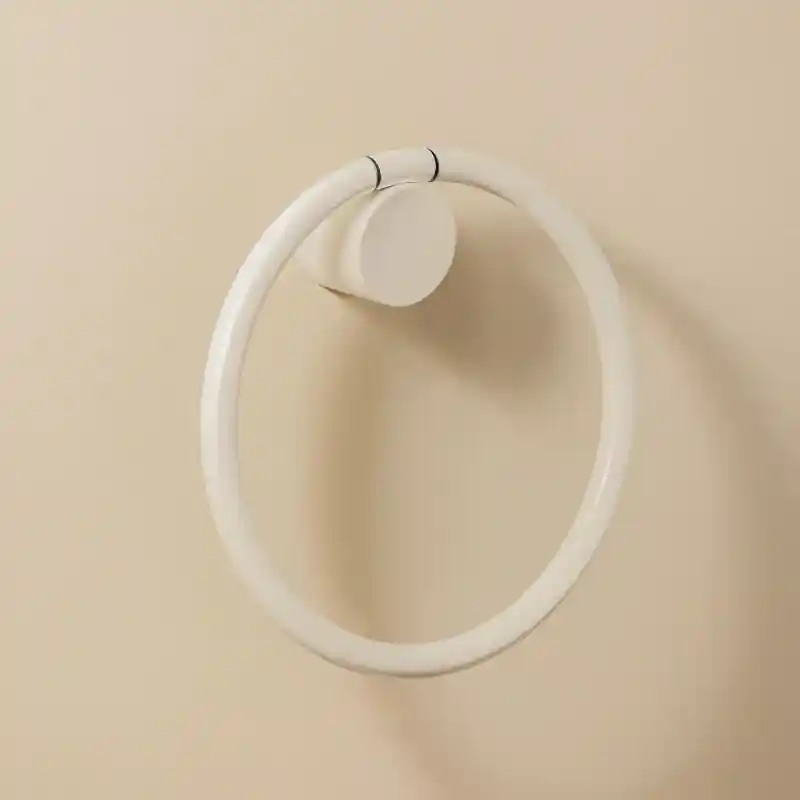 Populair GEYSER PORTASALVIETTE ANELLO BIANCO SATINATO