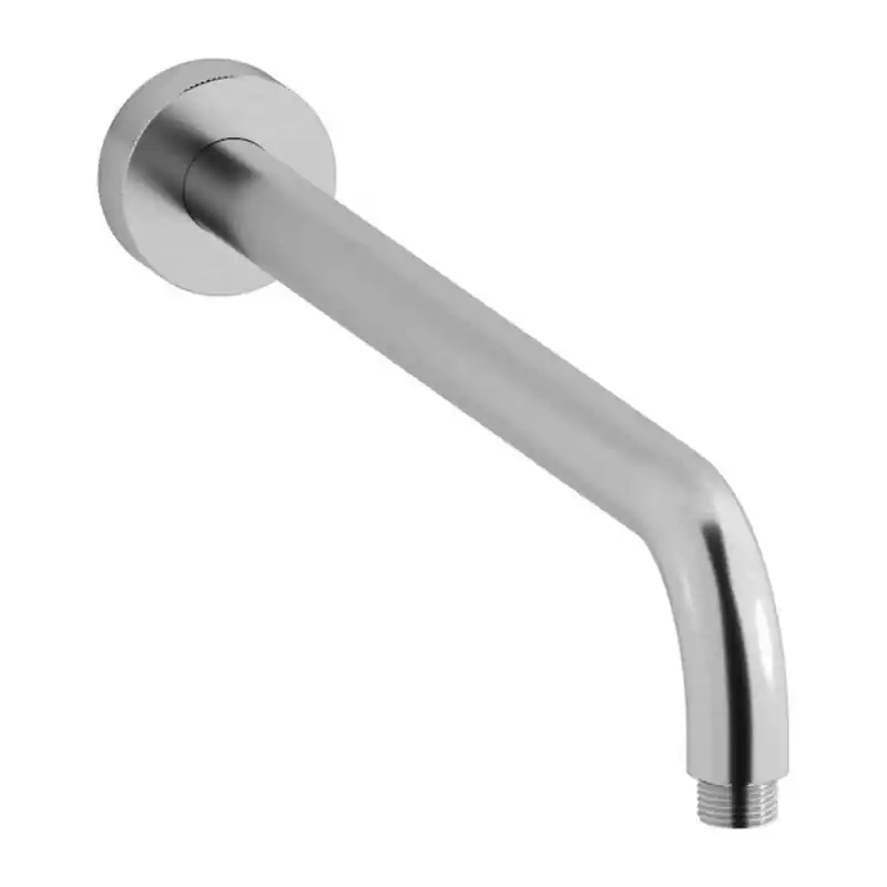 BRACCIO DOCCIA TONDO L. 40 CM NICKEL SPAZZOLATO Op = Op