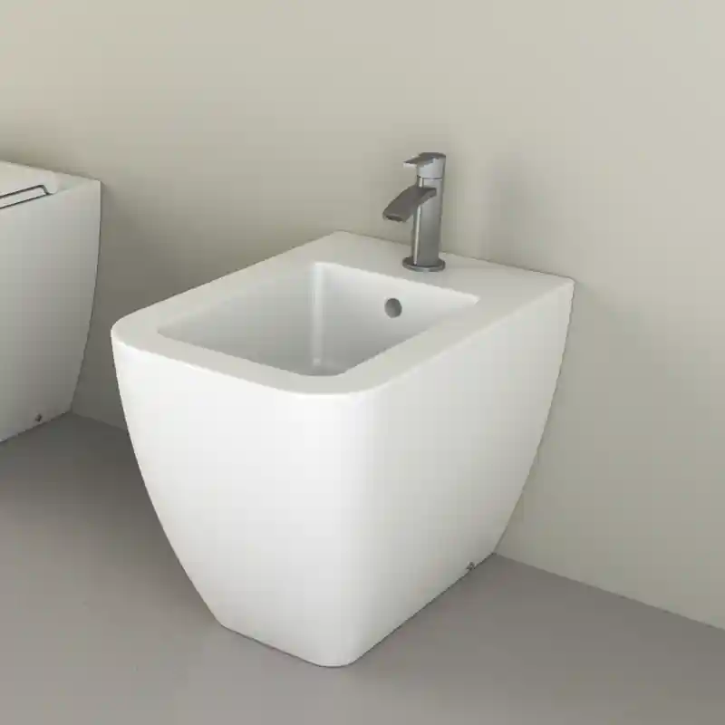 KUBO BIDET A TERRA FILO MURO BIANCO OPACO Weekendaanbieding