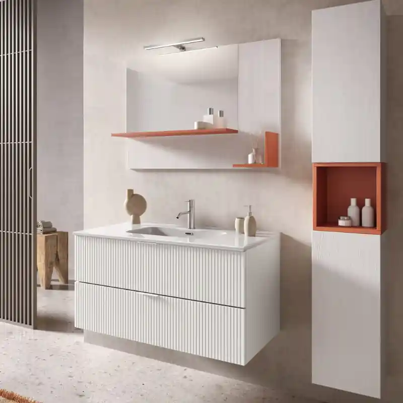 LINE COMPOSIZIONE MOBILE CON LAVABO IN CERAMICA Must-Have