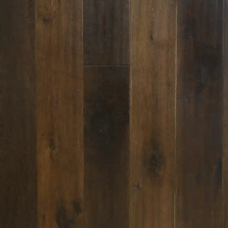 Parquet Prefinito Rovere Ambra, Spazzolato, Carbonizzato, Piallato, Verniciato Olio, Scelta Cde Fabrieksprijs