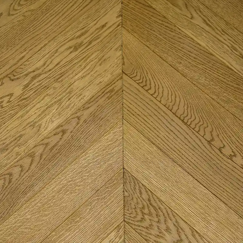 Gecertificeerd Parquet Prefinito Rovere Zenzero Spina Francese, Spazzolato, Verniciato Uv, Scelta Ab, 11-4x90x510mm