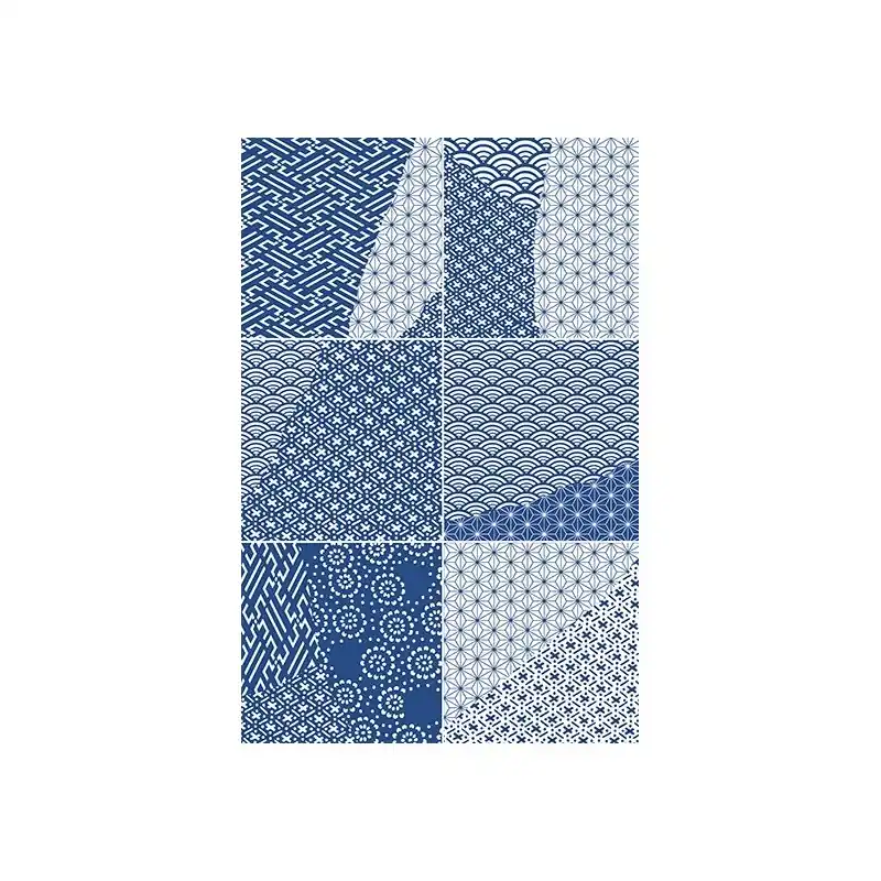 KINTSUGI JAPAN MIX BLUE 20,13x20,13 LUCIDO RETTIFICATO Laatste Kans