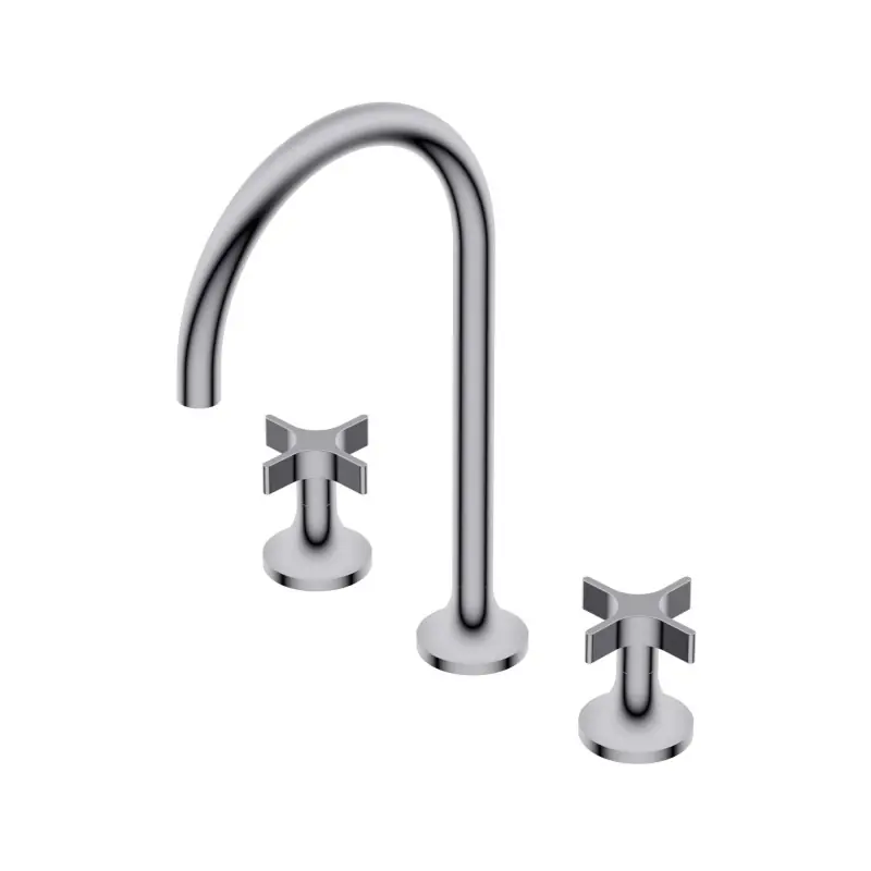 Superprijs DiIAMETRO35 CROSS GRUPPO A TRE FORI PER LAVABO CROMO