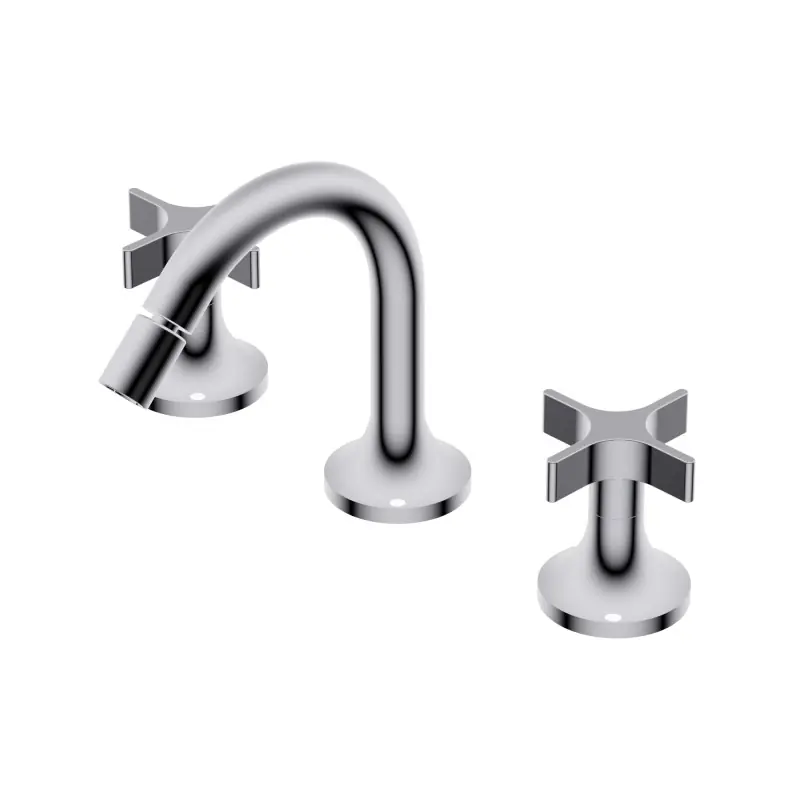 Alleen Vandaag DIAMETRO35 CROSS GRUPPO A TRE FORI BIDET CROMO
