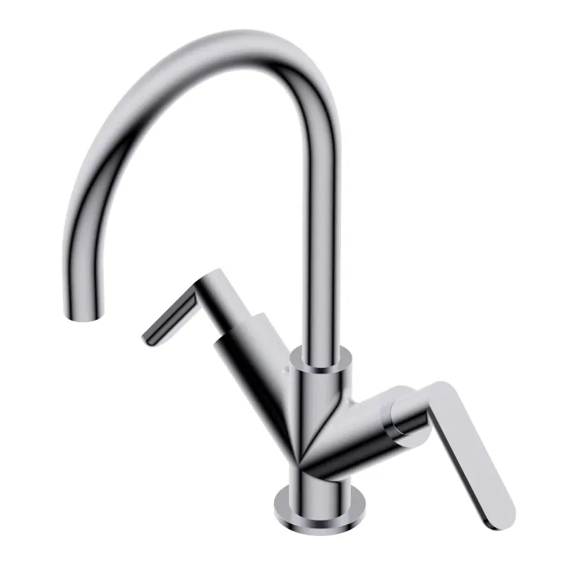 DIAMETRO35 ELEGANCE MISCELATORE LAVABO C.CIGNO CROMO Premium