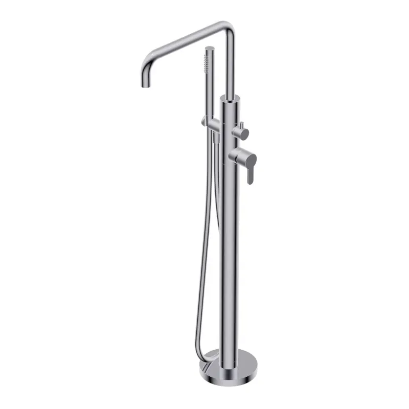 Aanbieding DIAMETRO35 ELEGANCE COLONNA BORDO VASCA DA TERRA QUADRA CROMO