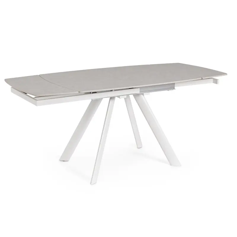 Actieprijs TAVOLO ALLUNGABILE RAILI BIANCO/GRIGIO C 119.5/180X85