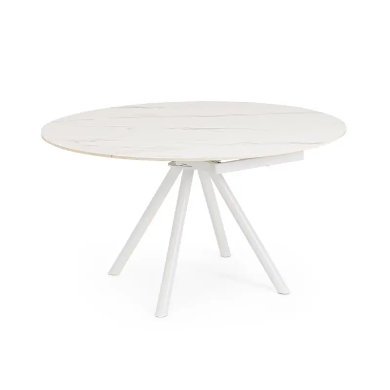 TAVOLO ALLUNGABILE RAUNI BIANCO/BIANCO D87/135 Gecertificeerd