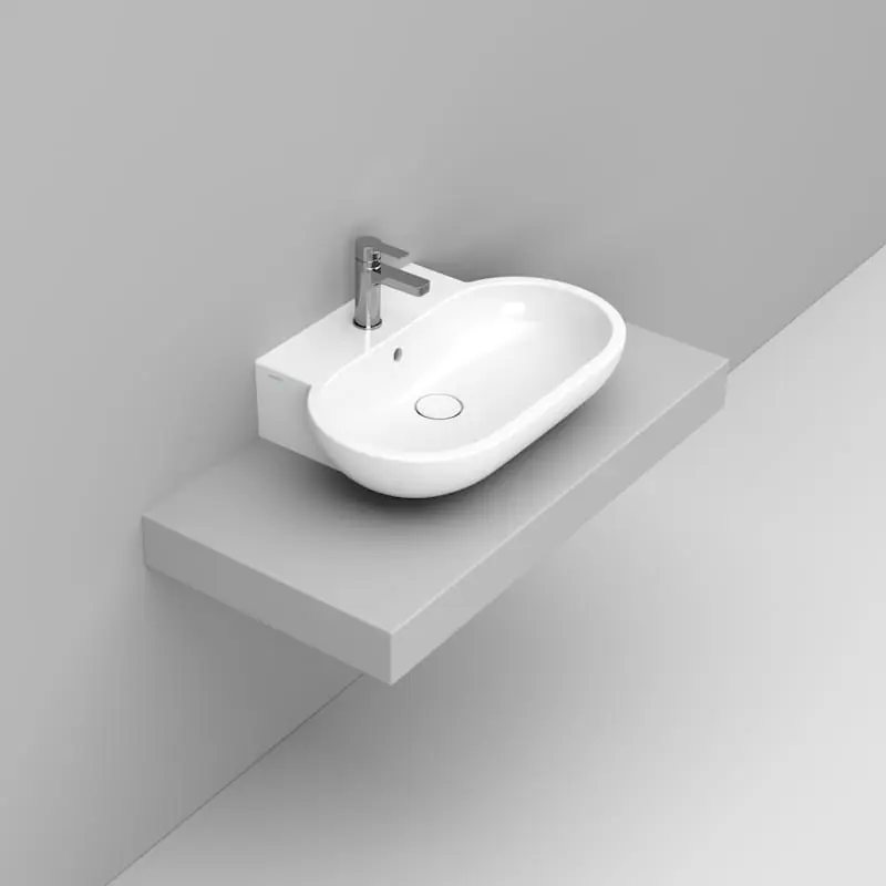 MIRTO LAVABO DA APPOGGIO 65X46 BIANCO Rechtstreeks Van De Fabrikant