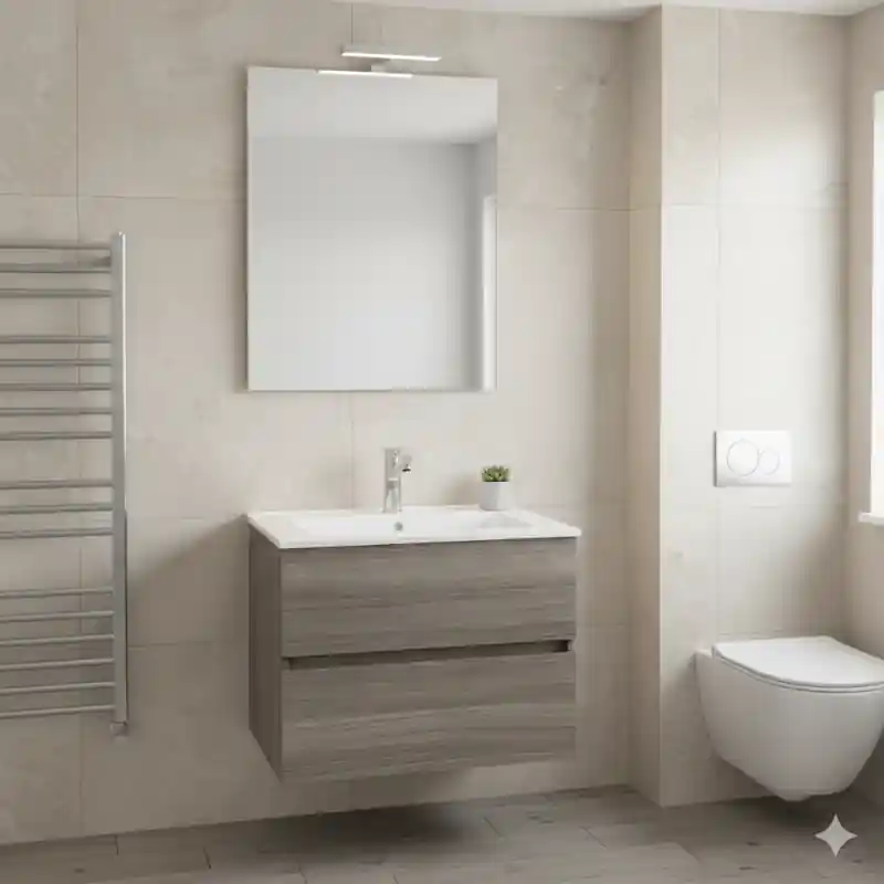 EASY COMPOSIZIONE ROVERE FUMO CM 60 P45 H50 Rechtstreeks Van De Fabrikant