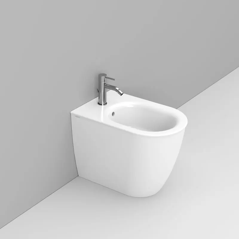 Beperkte Voorraad MAYKA BIDET FILO MURO 35,8×55 BIANCO LUCIDO