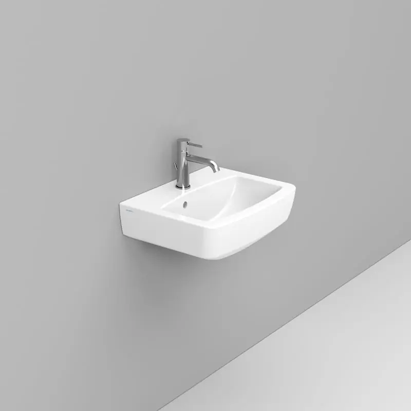 Goedkoop MIA LAVABO SOSPESO 50×38,5 BIANCO