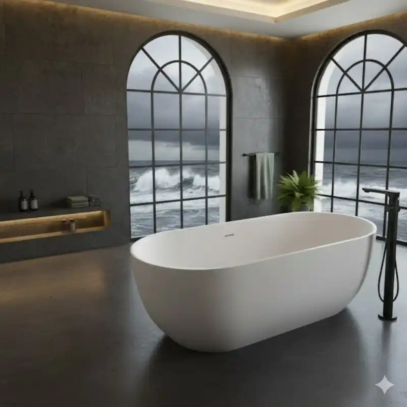 Beste Prijs DREAM VASCA CENTRO STANZA 140x70 BIANCO OPACO