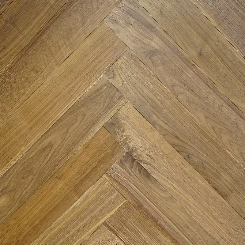 Dagaanbieding Parquet Prefinito Noce 2 Strati, Spina 90°, Spazzolato, Verniciato Uv, Scelta Abc, 10-3x125x710