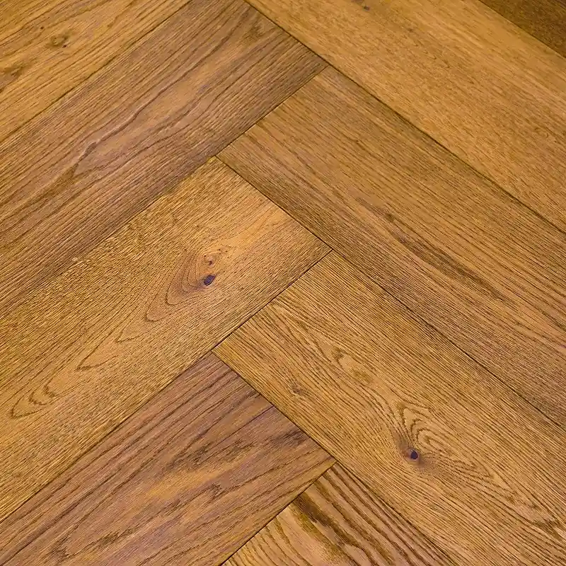 Fabrieksprijs Parquet Prefinito Rovere, Spina 90°, Spazzolato, Oliato Noce, Scelta Abc, 15-4x190x940