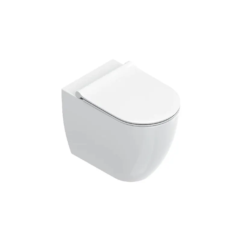 Merkproduct SFERA WC FILO MURO 55x35 BIANCO LUCIDO