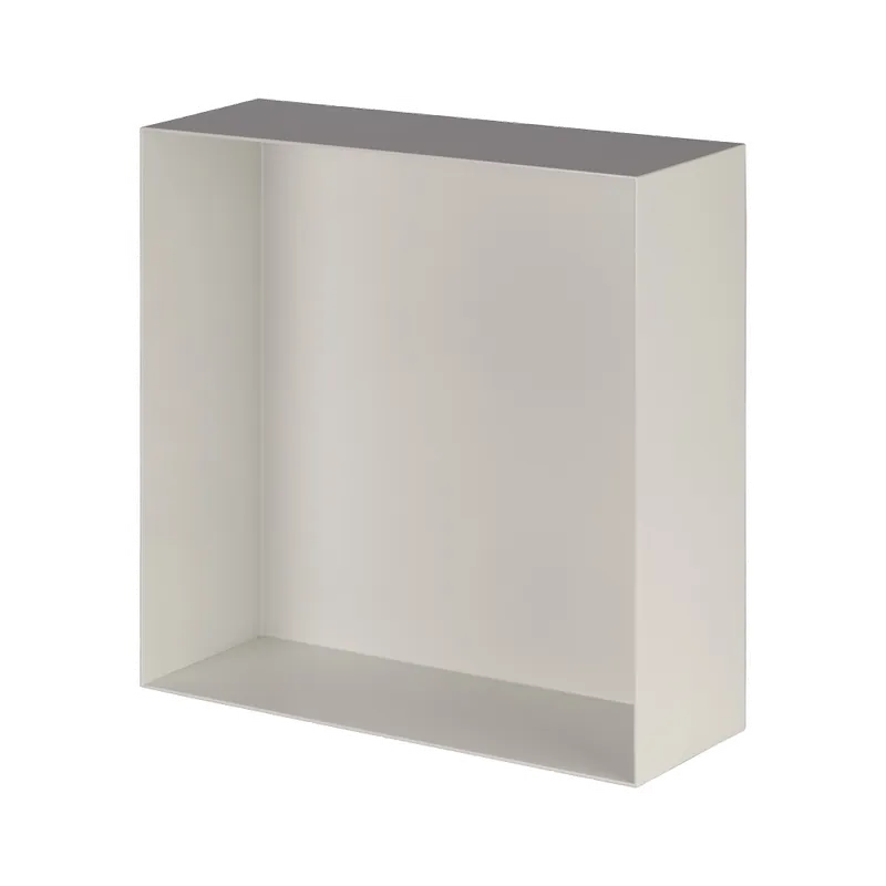Valli Home - V-Box, Nicchia portaoggetti in Metallo smaltato color Bianco, Misura 30X30 P. 10 cm - V-BOX.MLLO.30X30.BC Flitsaanbieding