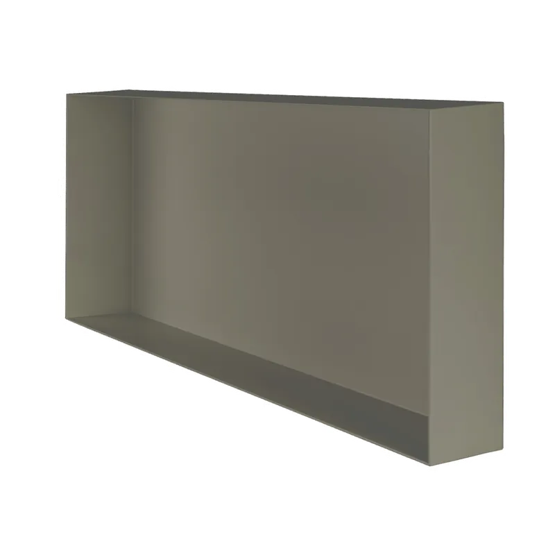 Valli Home - V-Box, Nicchia portaoggetti in Metallo smaltato color Grigio KK69, Misura 30X60 P. 10 cm - V-BOX.MLLO.30X60.69 Korting