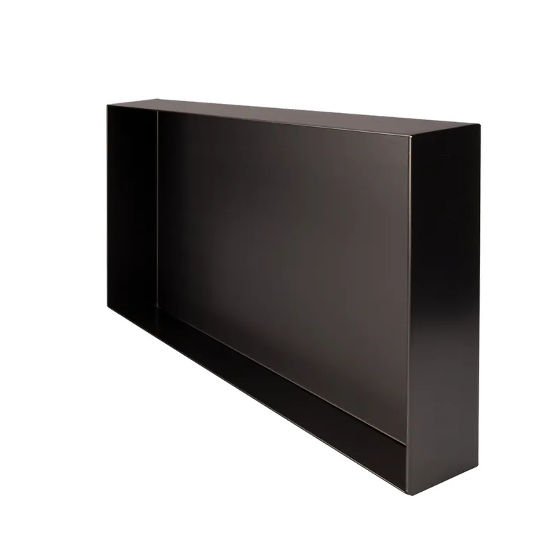 Valli Home - V-Box, Nicchia portaoggetti in Metallo smaltato color Nero, Misura 30X60 P. 10 cm - V-BOX.MLLO.30X60.NR Goedkoop