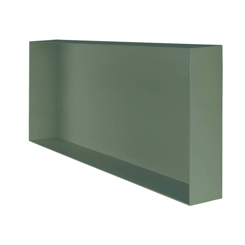 Valli Home - V-Box, Nicchia portaoggetti in Metallo smaltato color Verde KK50, Misura 30X60 P. 10 cm - V-BOX.MLLO.30X60.50 Meest Verkocht