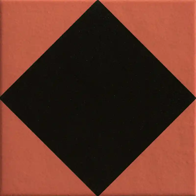Aanbieding Mutina - Margherita Decoro Rhombus Black Anti Slip 20,5X20,5 Strutturato Sp. 10 mm - AS-NDM42
