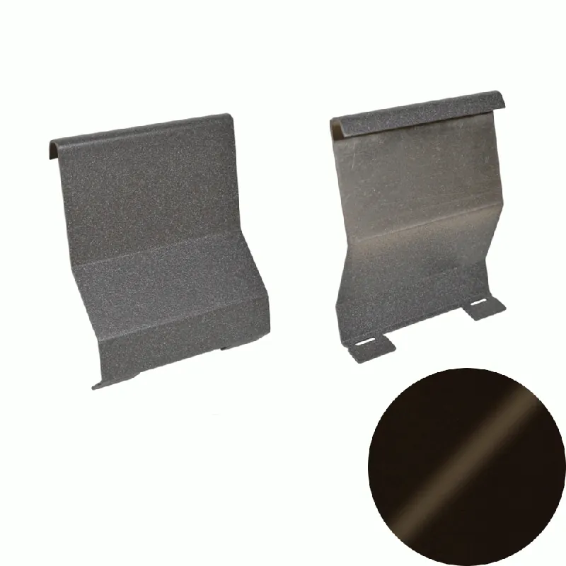 Veilige Betaling Profilitec - BORDERTEC BBSG - L 95 mm in Alluminio Finitura Verniciato Testa di Moro Goffrato, Linea Terrazze - BBSG42A64