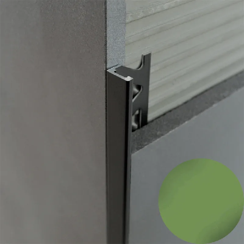 Hete Deal Profilitec - KERAJOLLY KJ - H 10 mm, L 2700 mm in Alluminio Finitura Anodizzato Titanio, Linea Rivestimenti - KJ100AT270