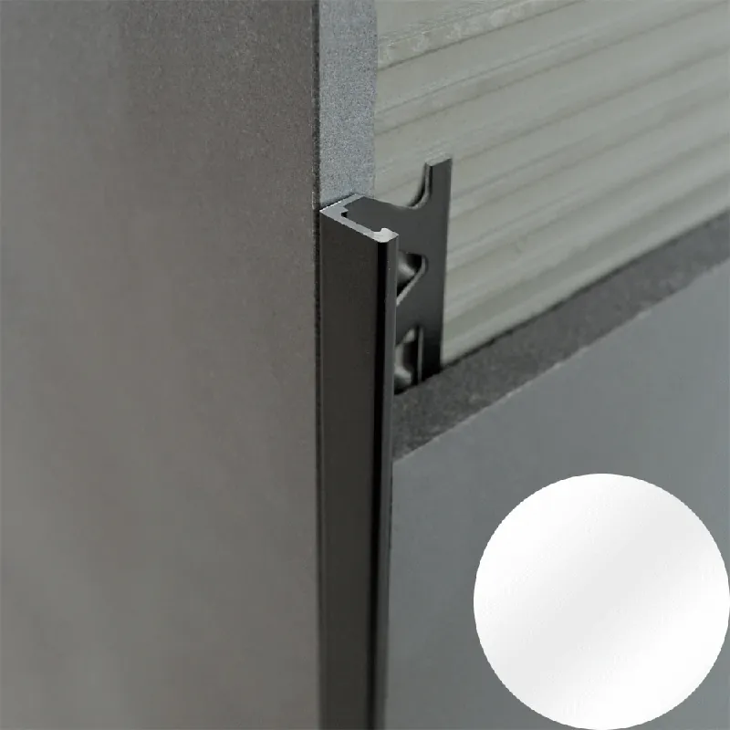Weekendaanbieding Profilitec - KERAJOLLY KJ - H 10 mm, L 2700 mm in Alluminio Finitura Verniciato Bianco Puro, Linea Rivestimenti - KJ100A13270