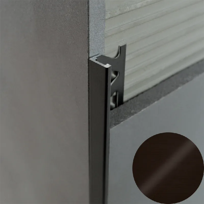 Bestseller Profilitec - KERAJOLLY KJ - H 12,5 mm, L 2700 mm in Alluminio Finitura Anodizzato Bronzo Antico, Linea Rivestimenti - KJ125AMSB270