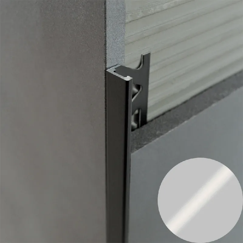 Alleen Vandaag Profilitec - KERAJOLLY KJ - H 12,5 mm, L 2700 mm in Alluminio Finitura Verniciato Grigio Chiaro, Linea Rivestimenti - KJ125A21270