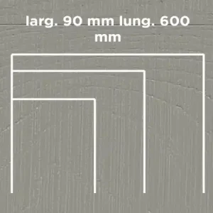 Weekendaanbieding Unikolegno - Parquet Prefinito 2 strati, essenza Rovere Commerciale LOFT CLASSIC SPINA ITALIANA, finitura Eightcolor 8.4 spazzolato verniciato all‘acqua, spessore 11 mm, larg. 90 mm lung. 600 mm (strato nobile 4 mm) - PRROVSPEILOFQPWCW