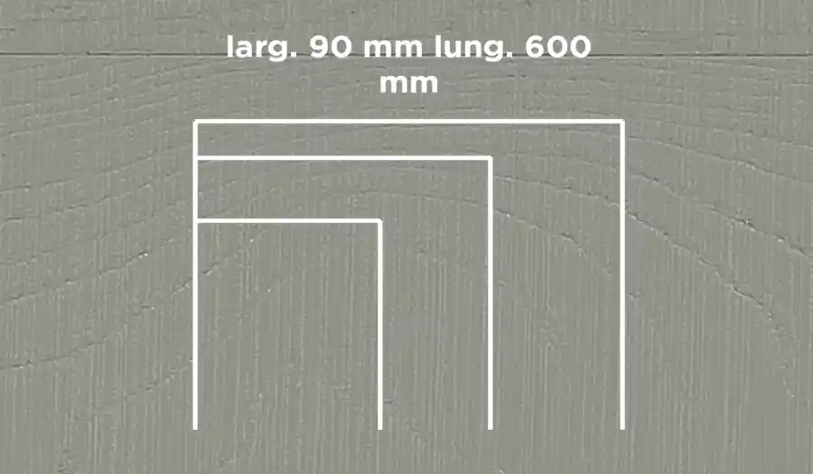 Weekendaanbieding Unikolegno - Parquet Prefinito 2 strati, essenza Rovere Commerciale LOFT CLASSIC SPINA ITALIANA, finitura Eightcolor 8.4 spazzolato verniciato all‘acqua, spessore 11 mm, larg. 90 mm lung. 600 mm (strato nobile 4 mm) - PRROVSPEILOFQPWCW