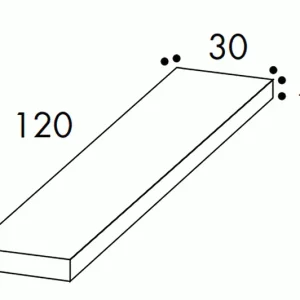 Weekendaanbieding Mutina - Dechirer Angolare Calce La suite SX 33X120 Rettificato Strutturato Sp. 12 mm - PUDT45