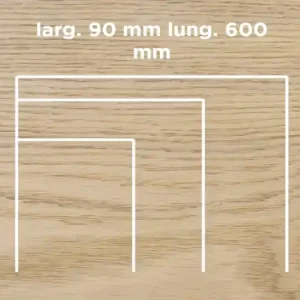 Aanbieding Unikolegno - Parquet Prefinito 2 strati, essenza Rovere Commerciale LOFT CLASSIC SPINA ITALIANA, finitura tinto Light spazzolato verniciato all‘acqua, spessore 15 mm, larg. 90 mm lung. 600 mm (strato nobile 4 mm) - PRROVSPTITYPR66OB