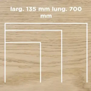 Aanbieding Unikolegno - Parquet Prefinito 2 strati, essenza Rovere Rustico LOFT SPINA 30° o 45° SPINA FRANCESE, finitura tinto Light spazzolato verniciato all‘acqua, spessore 15 mm, larg. 135 mm lung. 700 mm (strato nobile 4 mm) - PRROVSPTISMAK1W72