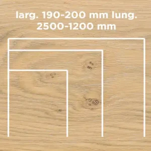 Weekendaanbieding Unikolegno - Parquet Prefinito 2 strati, essenza Rovere Soft TYPE, finitura metropolitan Notting Hill spazzolato verniciato all‘acqua, spessore 15 mm, larg. 190-200 mm lung. 2500-1200 mm (strato nobile 4 mm) - PRROVSPMETYPU0TLY