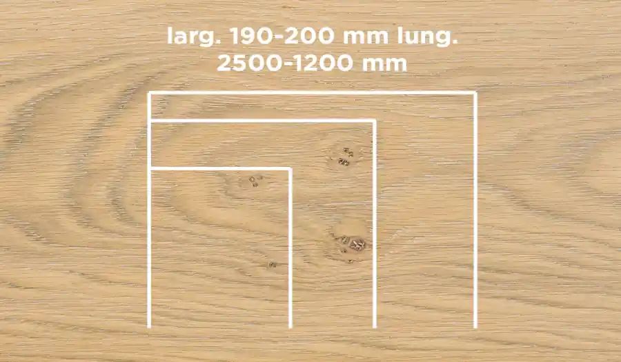 Weekendaanbieding Unikolegno - Parquet Prefinito 2 strati, essenza Rovere Soft TYPE, finitura metropolitan Notting Hill spazzolato verniciato all‘acqua, spessore 15 mm, larg. 190-200 mm lung. 2500-1200 mm (strato nobile 4 mm) - PRROVSPMETYPU0TLY