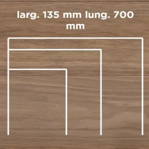 Aanbieding Unikolegno - Parquet Prefinito 2 strati, essenza Rovere Thermo 157° Commerciale LOFT CLASSIC SPINA ITALIANA, finitura EVO spazzolato verniciato all‘acqua, spessore 11 mm, larg. 135 mm lung. 700 mm (strato nobile 4 mm) - PRROVSPEVKZD9D